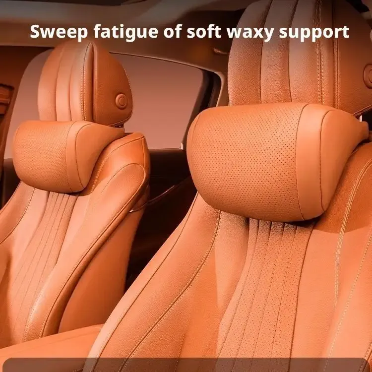 Appui-tête de siège auto universel, oreiller de voyage en 3D, coussin de cou doux et confortable, accessoire de voiture 4