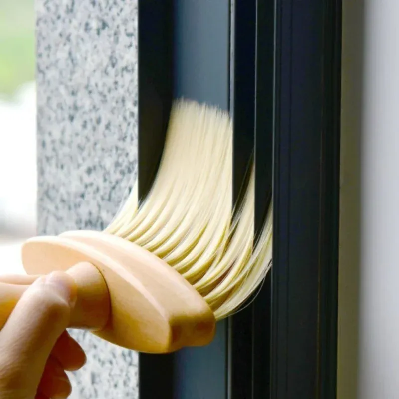 Brosse anti-poussière pour rebords de fenêtre, clavier et rainures 4