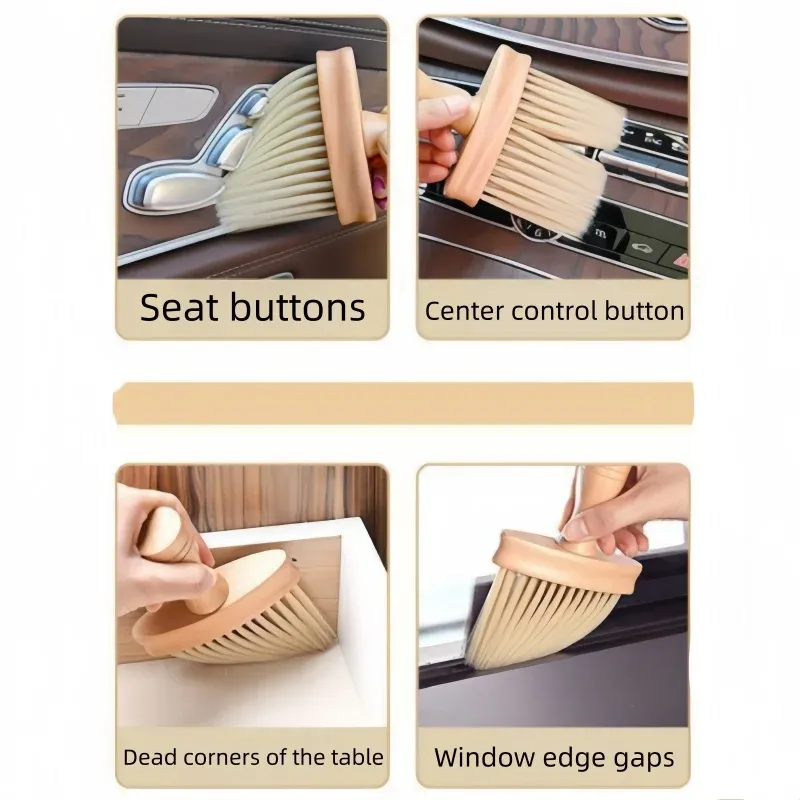 Brosse anti-poussière pour rebords de fenêtre, clavier et rainures 5