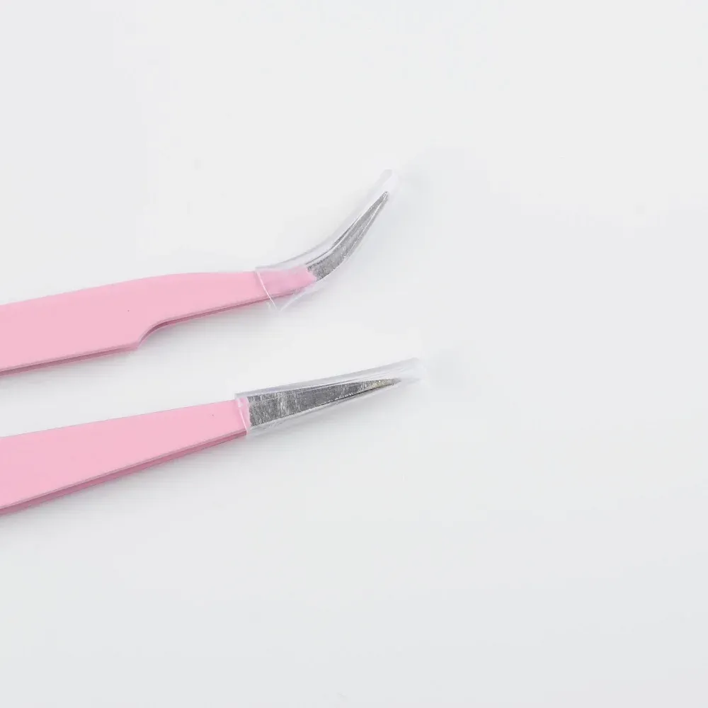 Pincettes professionnelles pour extension de cils