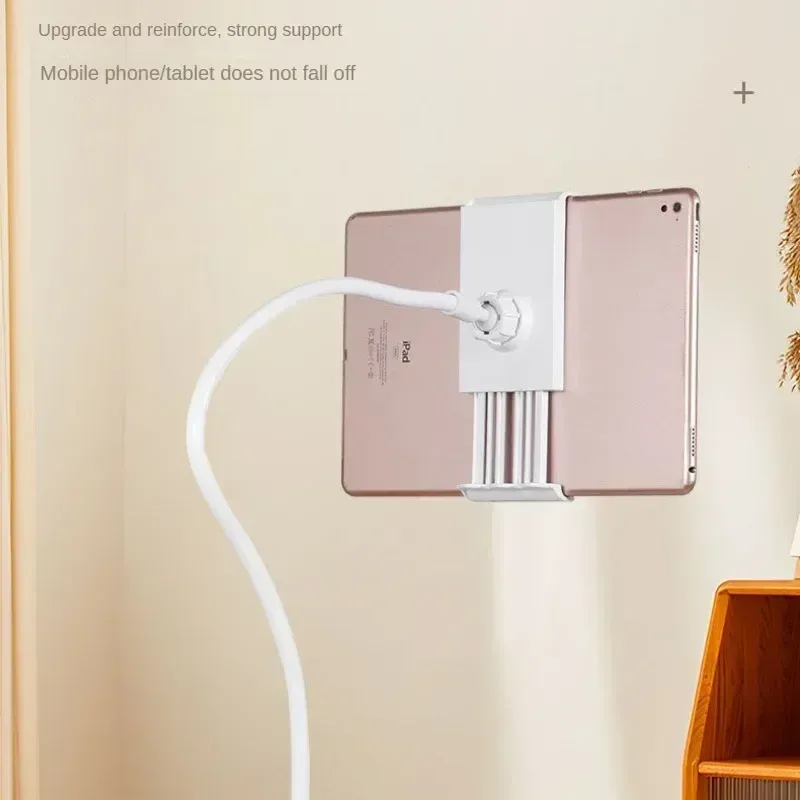 Support de tablette pour table de chevet, pince à bras longue réglable, support paresseux compatible iPad, Samsung et Xiaomi, 4 à 11 pouces 5