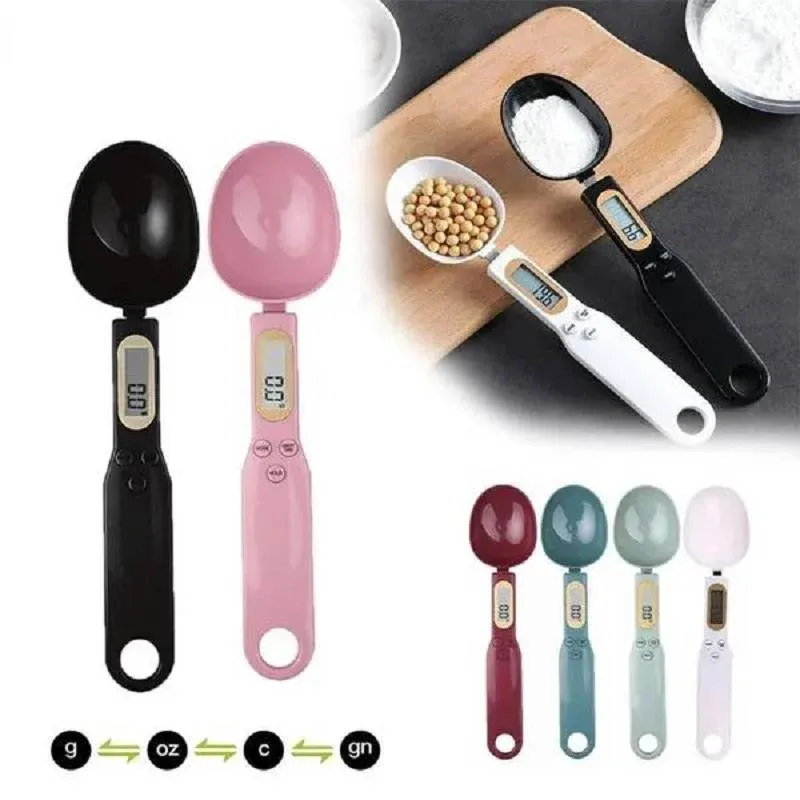 Cuillère doseuse numérique 500 g / 0,5 g, écran LCD, balance de cuisine électronique compacte
