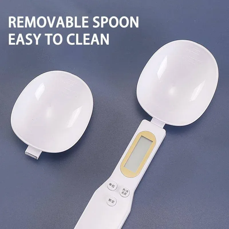 Cuillère doseuse numérique 500 g / 0,5 g, écran LCD, balance de cuisine électronique compacte 5