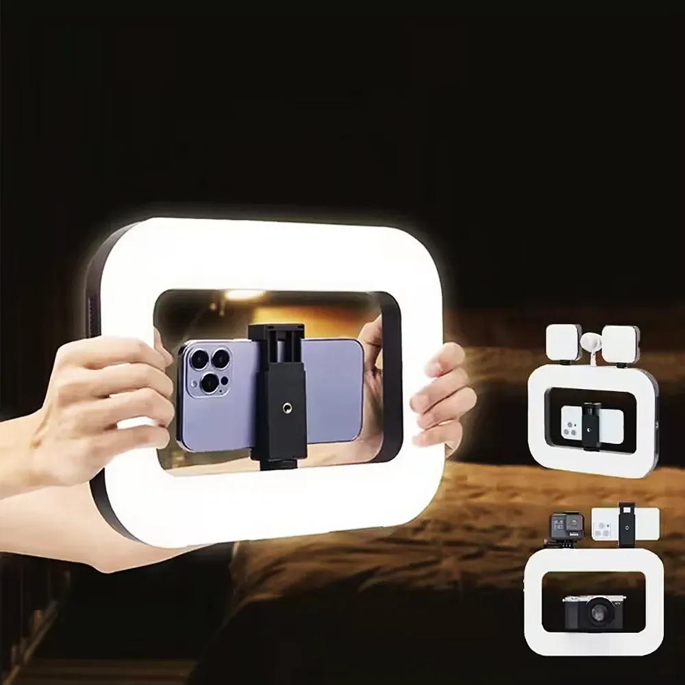 Roreta Anneau lumineux LED portable rechargeable pour smartphone, streaming en direct, photographie et selfie