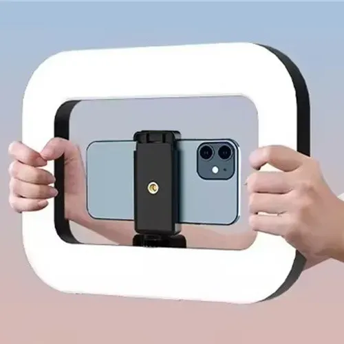 Roreta Anneau lumineux LED portable rechargeable pour smartphone, streaming en direct, photographie et selfie 7