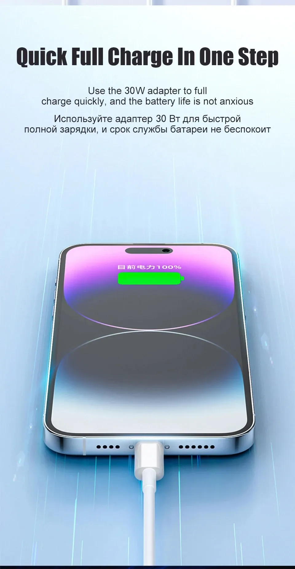 Câble de charge et de synchronisation pour iPhone