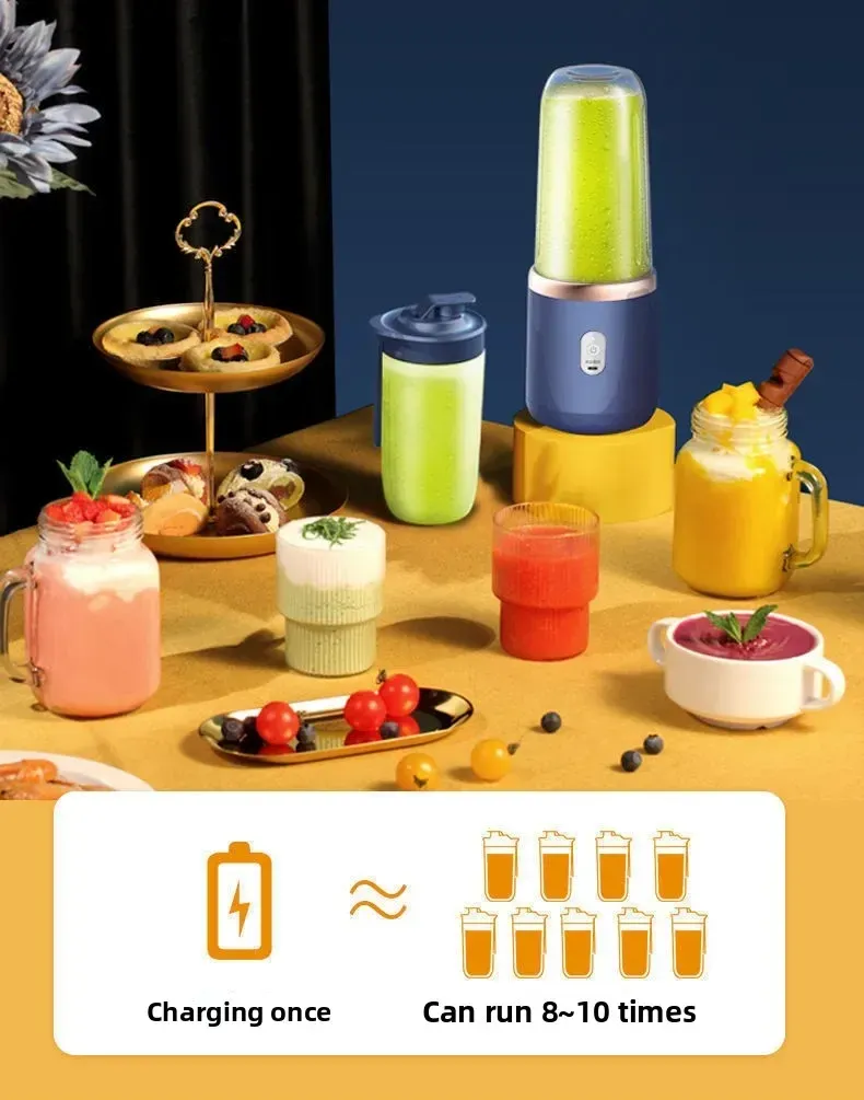 Mélangeur de jus portable, mise en valeur des fruits