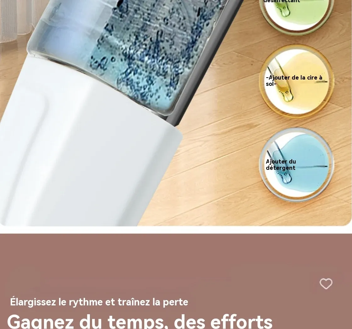 Tête pivotante du balai à spray