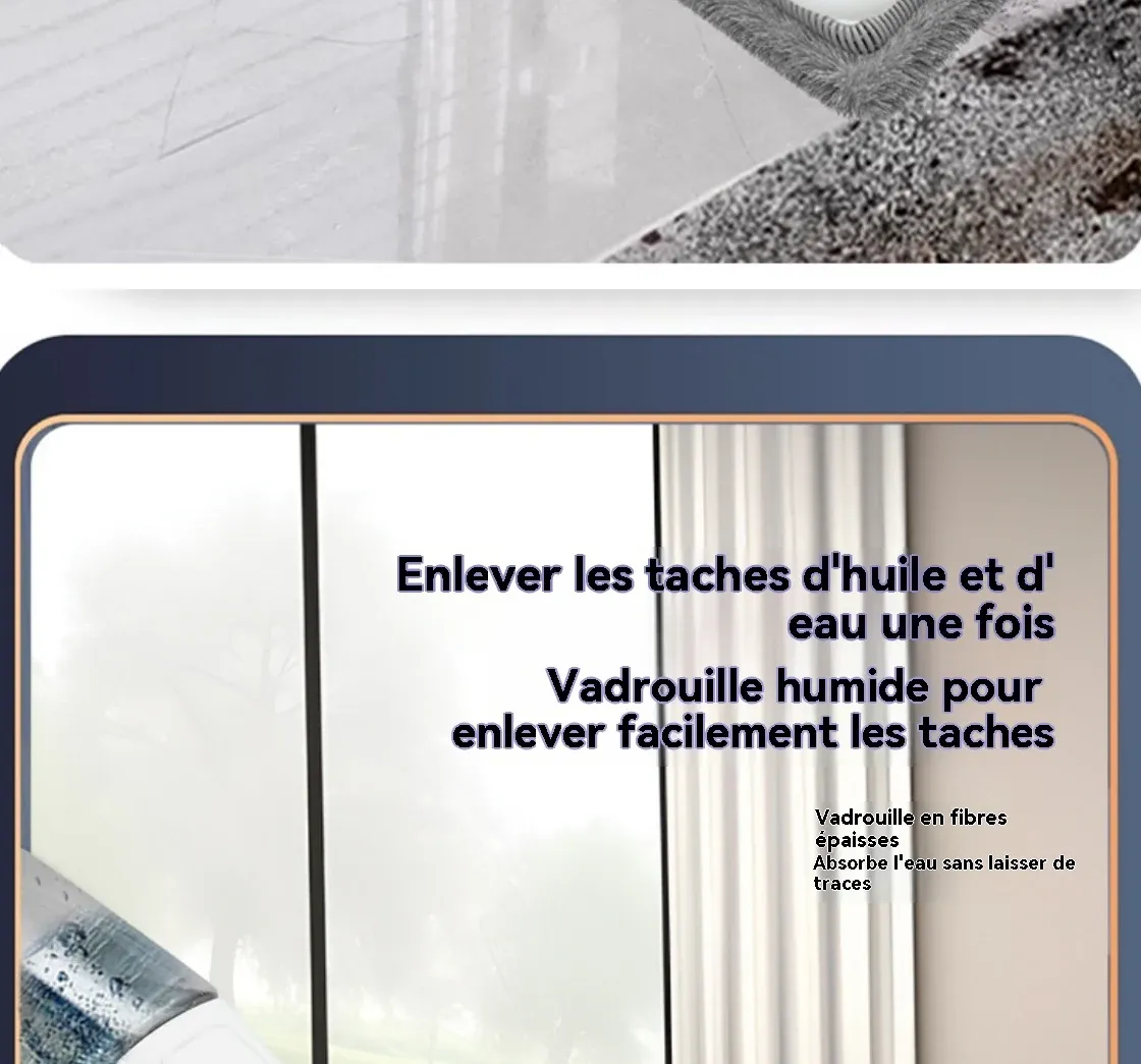 Balai à spray en situation d'utilisation