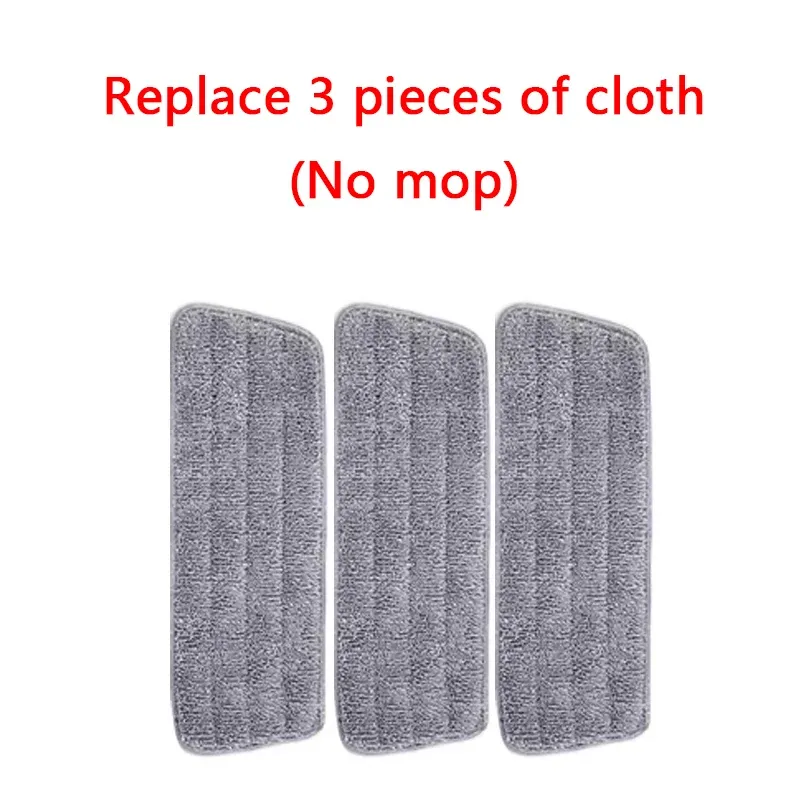Balai serpillière à spray avec tête microfibre, grand balai rotatif à pulvérisation, tampons microfibre de remplacement pour sol et surfaces sèches, ménage 9