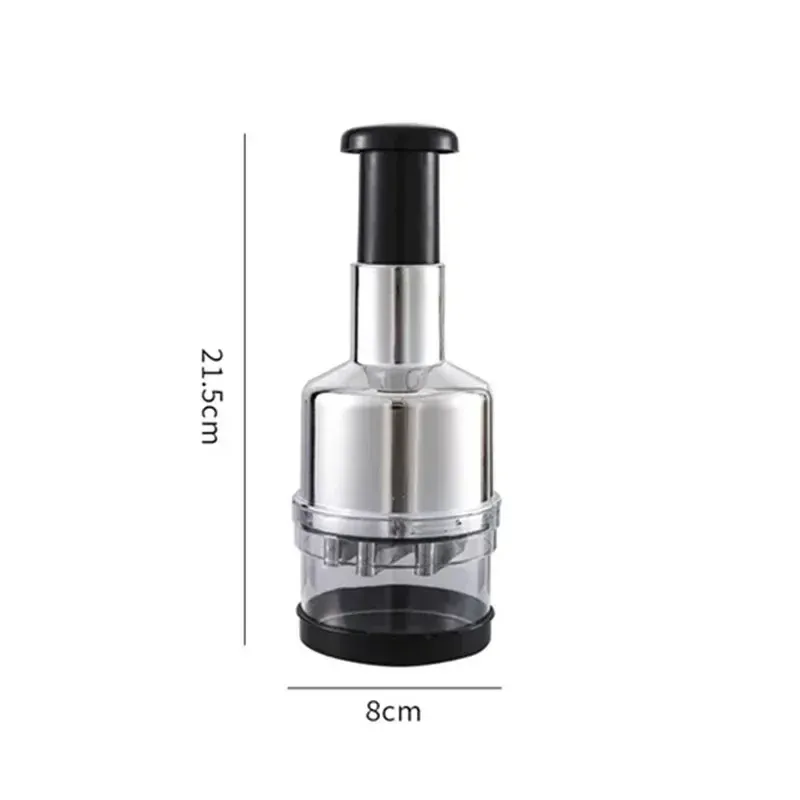 Hachoir manuel en acier inoxydable, coupe-oignon, coupe-légumes, accessoire de cuisine, Crusher 304 7