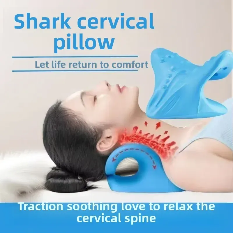 Oreiller cervical extensible de massage pour la relaxation du cou et des épaules