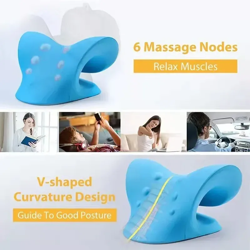 Coussin cervical dans un cadre de détente