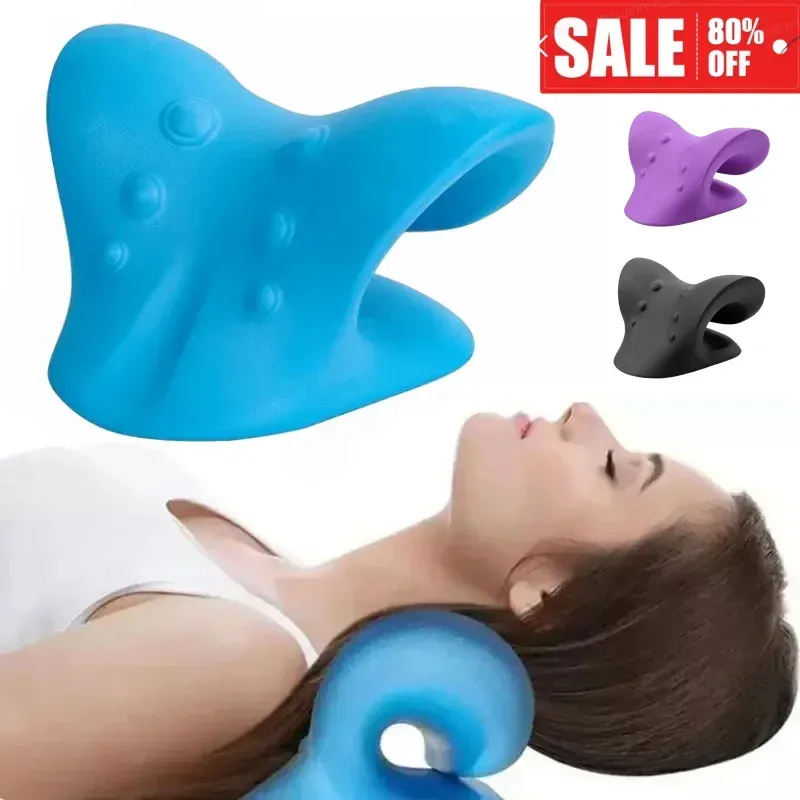 Coussin cervical ergonomique en situation d'utilisation