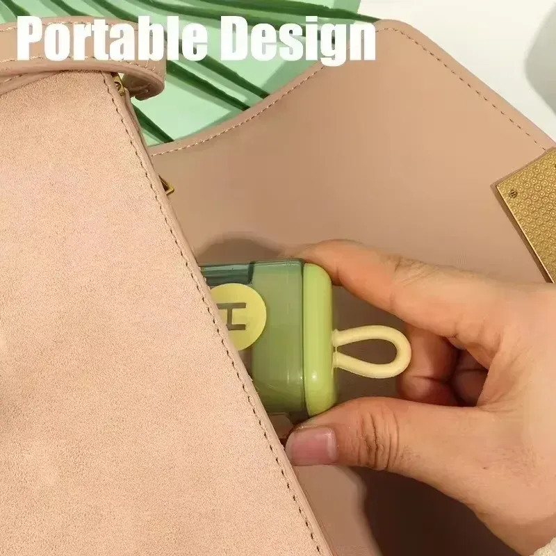 Rouleau anti-peluches lavable, portable et réutilisable pour vêtements, élimine les poils d'animaux et la poussière, outil adhésif 5