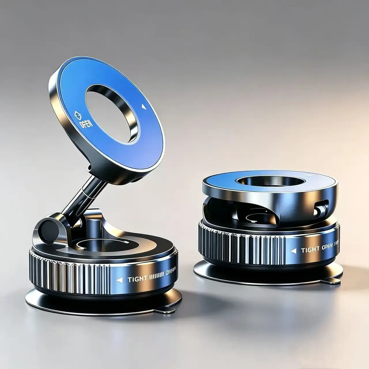 Support magnétique universel pour téléphone de voiture, fixation à ventouse puissante à rotation 360°, support pliable et rotatif pour GPS et téléphone portable