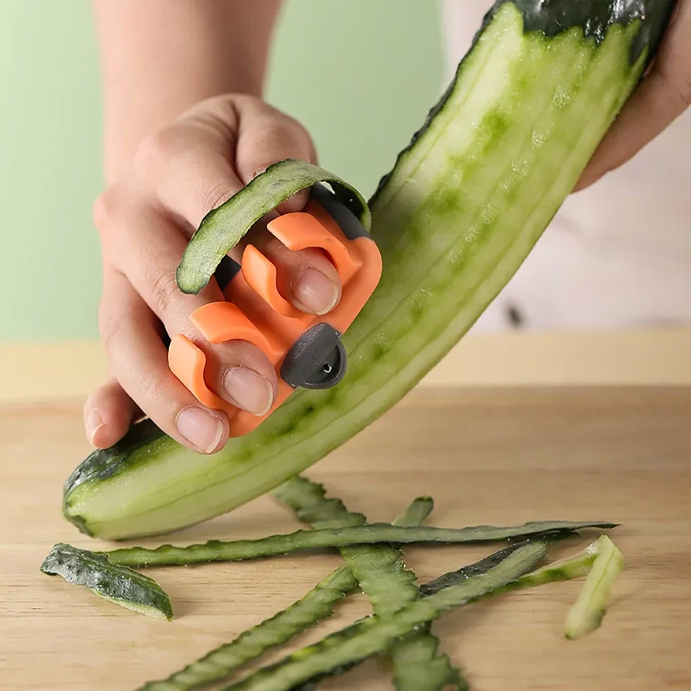 Éplucheur multifonction pour fruits et légumes, coupe-fruits et trancheuse 4