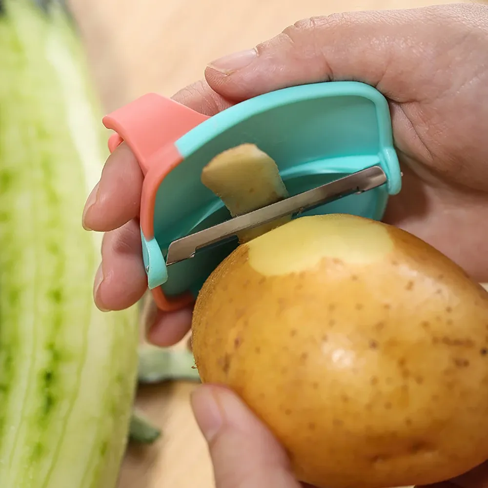 Éplucheur multifonction pour fruits et légumes, coupe-fruits et trancheuse 5