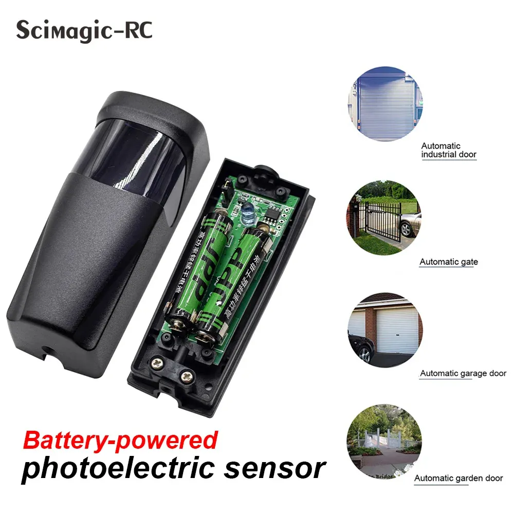 Cellule photoélectrique installée sur un portail