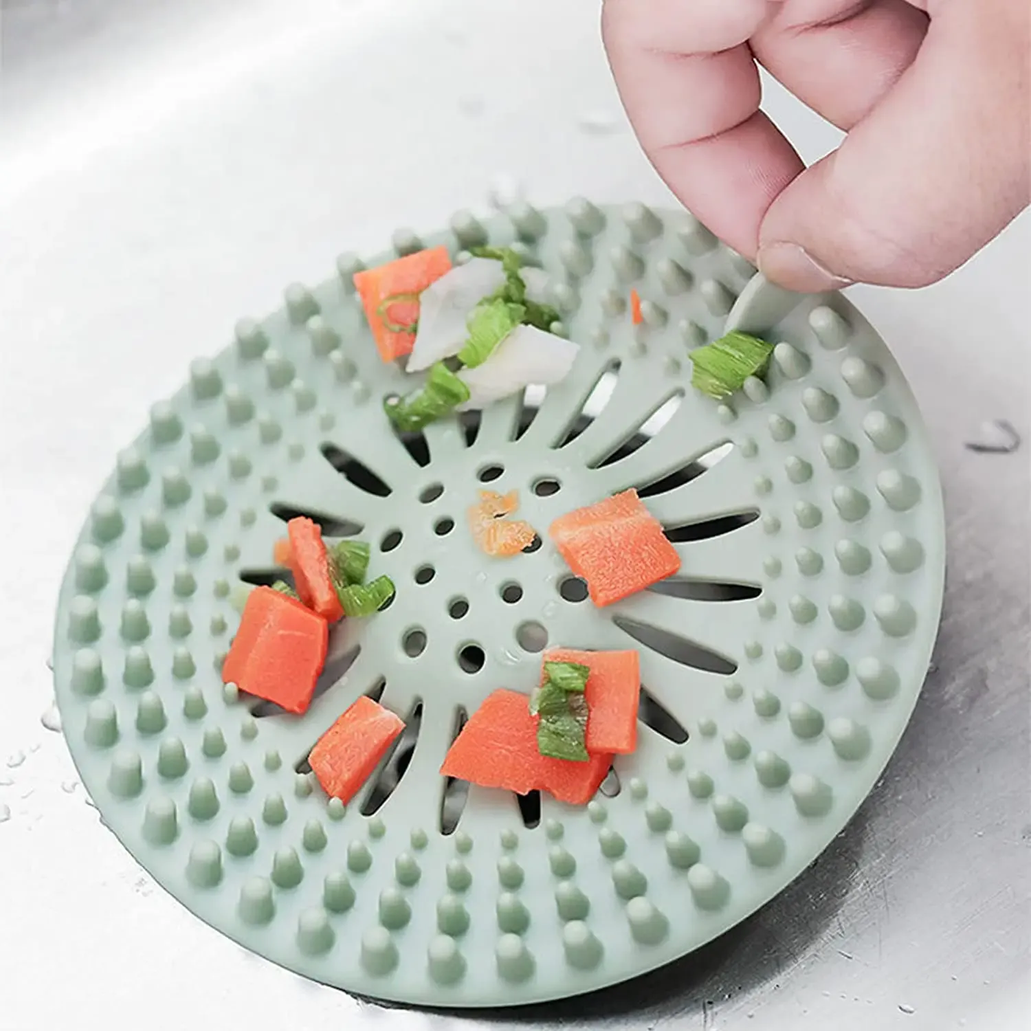 Filtre de vidange, détail des ouvertures de filtration