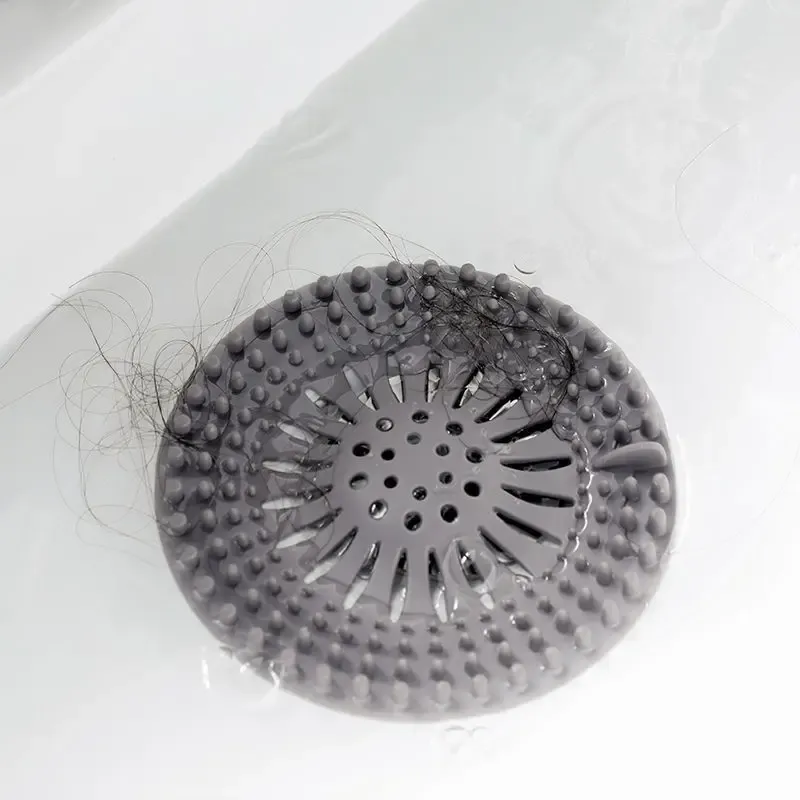 Filtre anti-cheveux pour lavabo, douche et évacuation de sol 9
