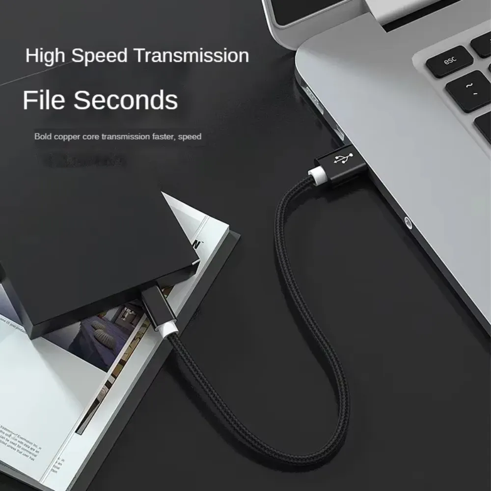 Câble USB-A vers Mini USB tressé, transfert de données rapide et charge pour lecteur MP3/MP4, GPS, DVR de voiture et appareil photo numérique (0,25 m, 1 m, 2 m) 5