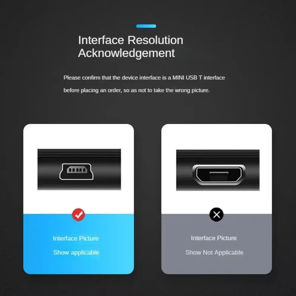 Câble USB-A vers Mini USB tressé, transfert de données rapide et charge pour lecteur MP3/MP4, GPS, DVR de voiture et appareil photo numérique (0,25 m, 1 m, 2 m) 6