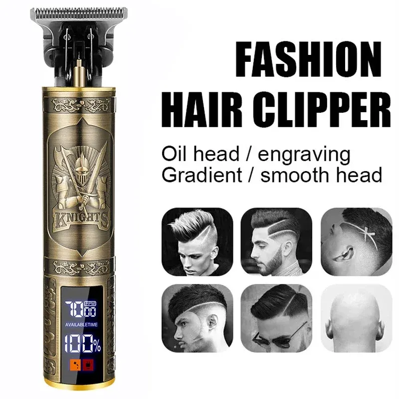 Tondeuse à cheveux vintage sans fil, utilisation