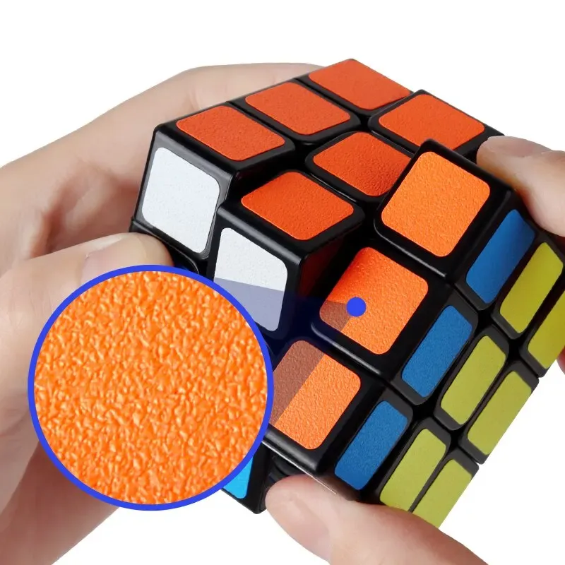 Cube magique GENGSO 3x3 – Jouet de puzzle pour enfants, autocollants, conçu pour la compétition 2