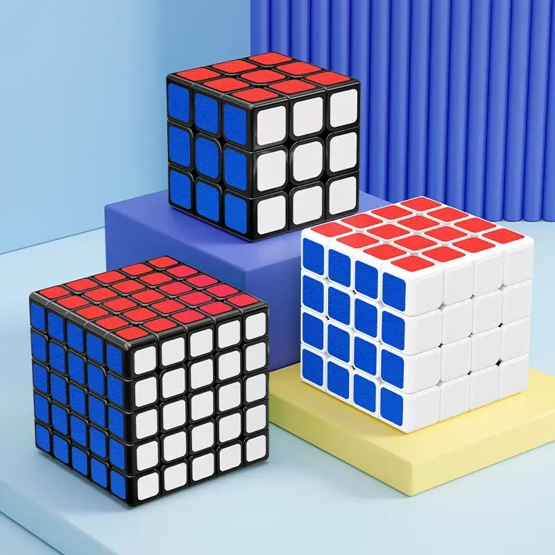 Cube magique GENGSO 3x3 – Jouet de puzzle pour enfants, autocollants, conçu pour la compétition 5