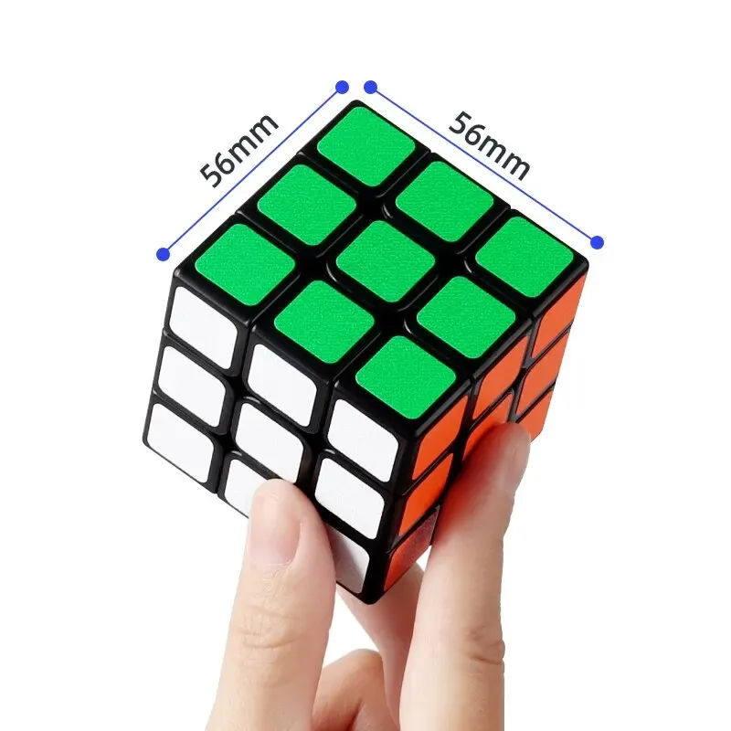 Cube magique GENGSO 3x3 – Jouet de puzzle pour enfants, autocollants, conçu pour la compétition 6
