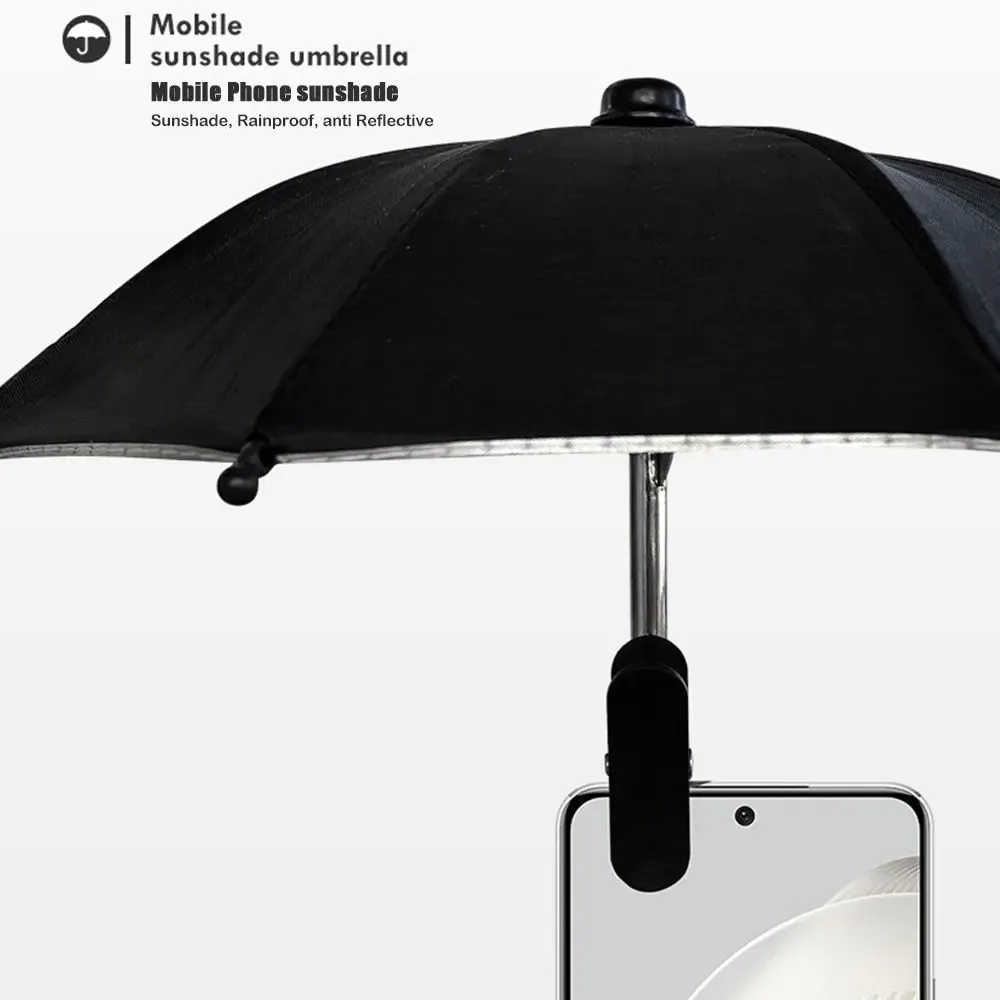 Support universel pour téléphone à pince avec pare-soleil anti-reflet, étanche et résistant à l'eau 4