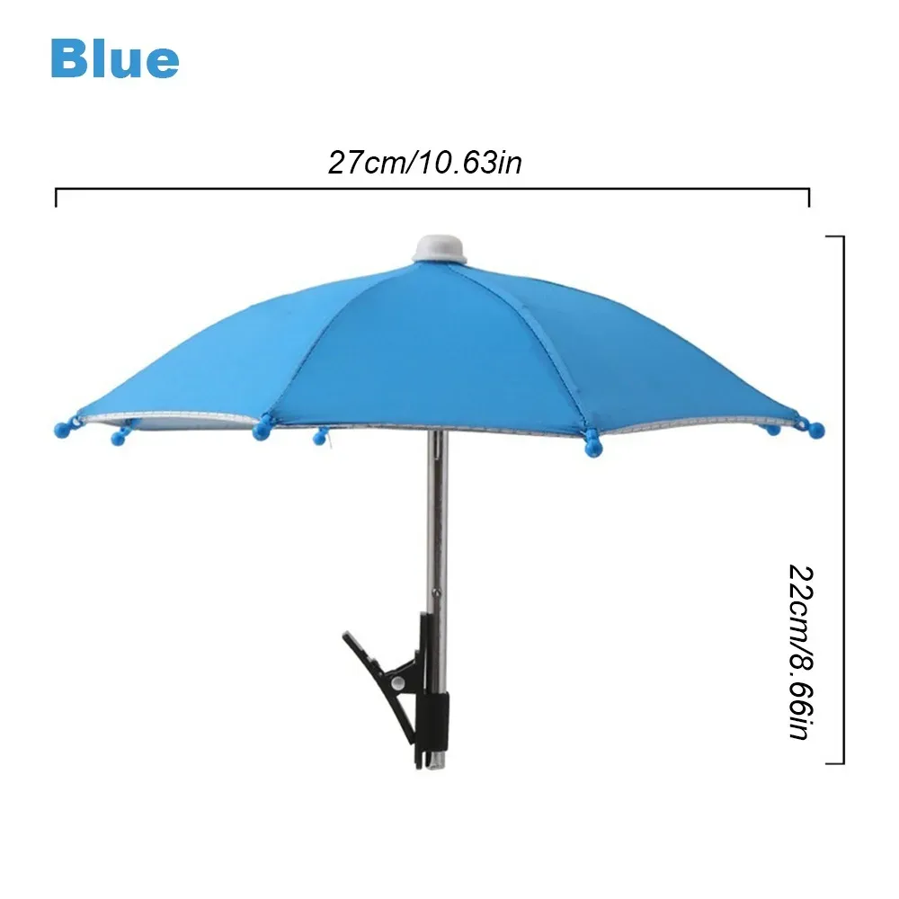 Support universel pour téléphone à pince avec pare-soleil anti-reflet, étanche et résistant à l'eau 8