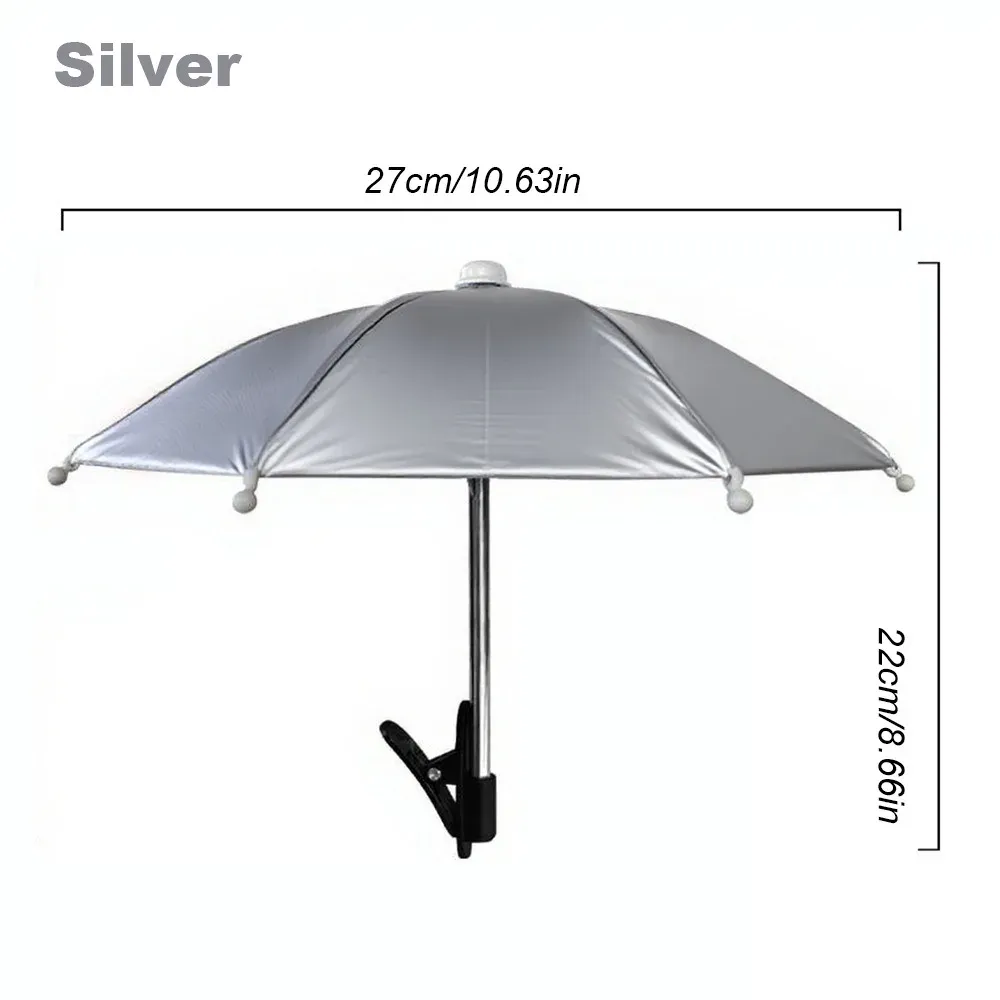 Support universel pour téléphone à pince avec pare-soleil anti-reflet, étanche et résistant à l'eau 7