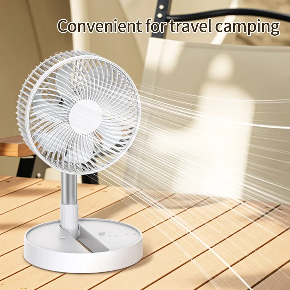 Ventilateur portatif pliable USB, vue d'ensemble