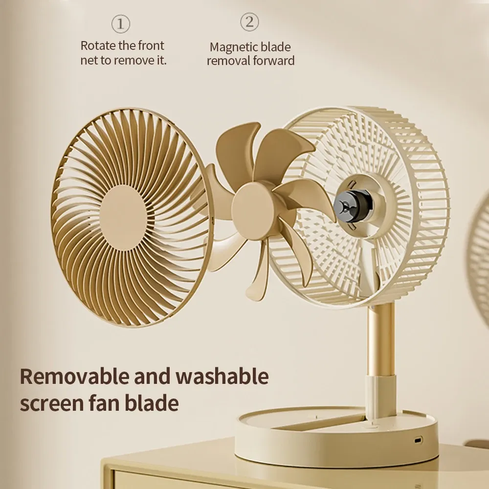 Ventilateur portatif pliable USB, usage quotidien