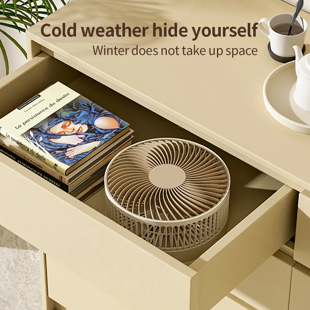 Ventilateur portatif pliable USB, ambiance