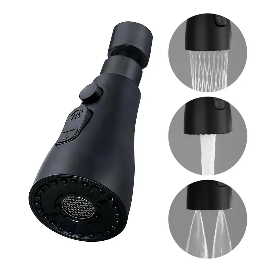 Rallonge de robinet de cuisine universelle 3 en 1 à rotation à 360° – Embout extractible multi-jets 8