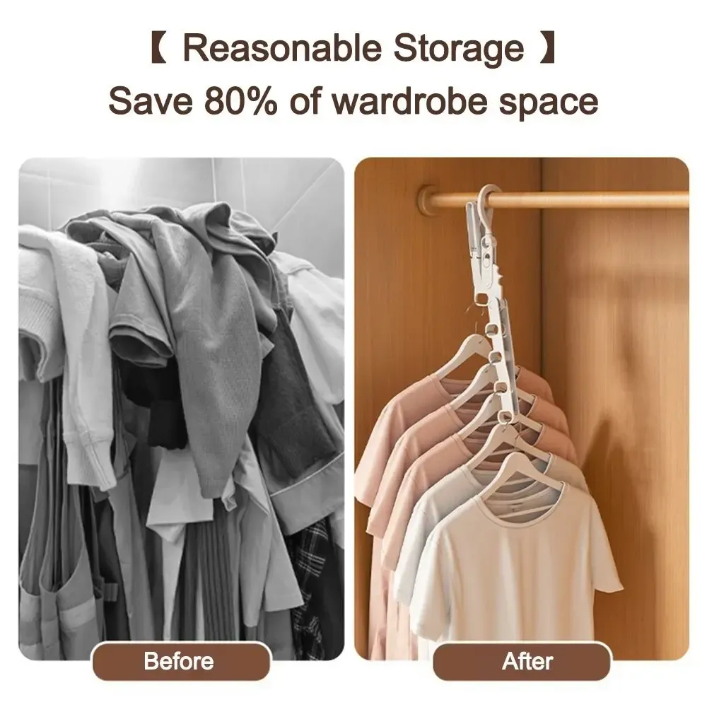 Étendoir à linge pliable à cinq branches, support de séchage portable pour voyage, usage domestique, hôtels et dortoirs, crochet universel 3