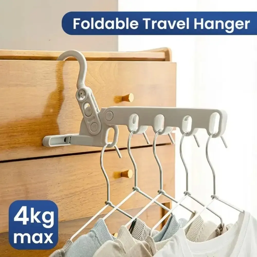 Étendoir à vêtements pliable à cinq branches, vue d'ensemble