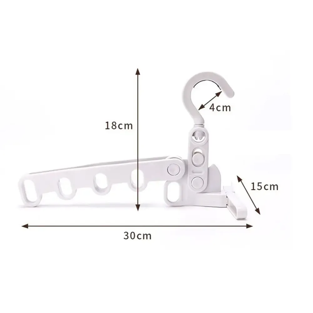 Étendoir pliable en situation de voyage