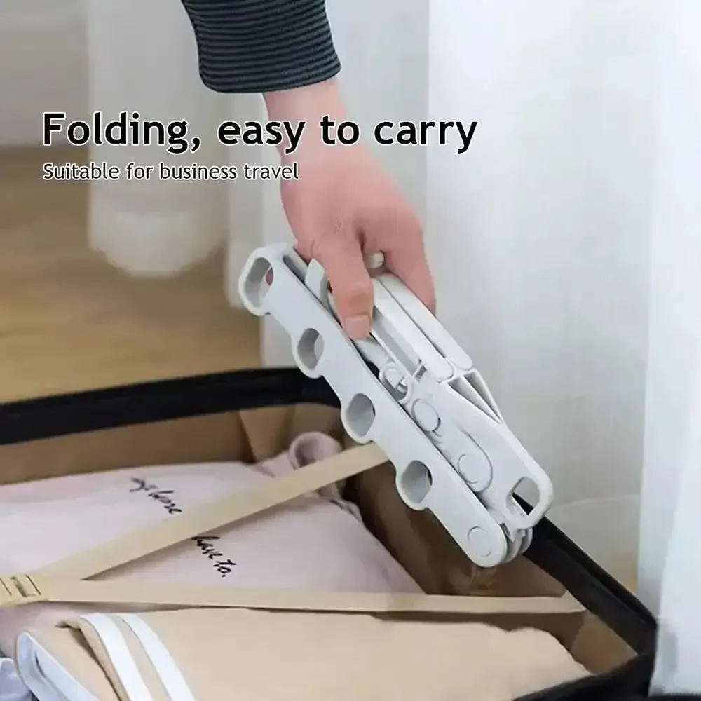 Étendoir pliable, détail des crochets
