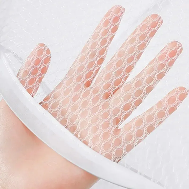 Panier à linge pliant en maille avec organisateur pour vêtements sales, à suspendre pour salle de bain 5