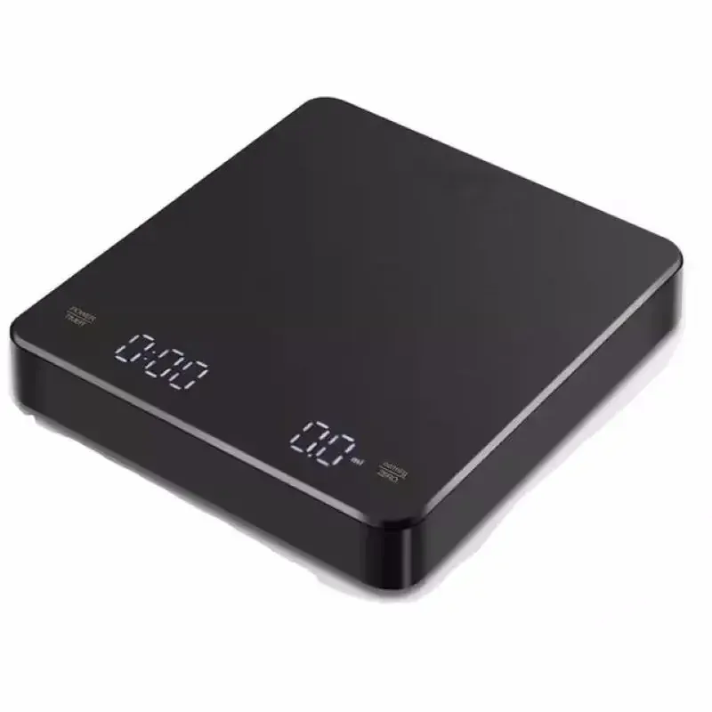 Balance à café numérique rechargeable USB avec écran LED, précision 0,1 g et minuterie intégrée 4