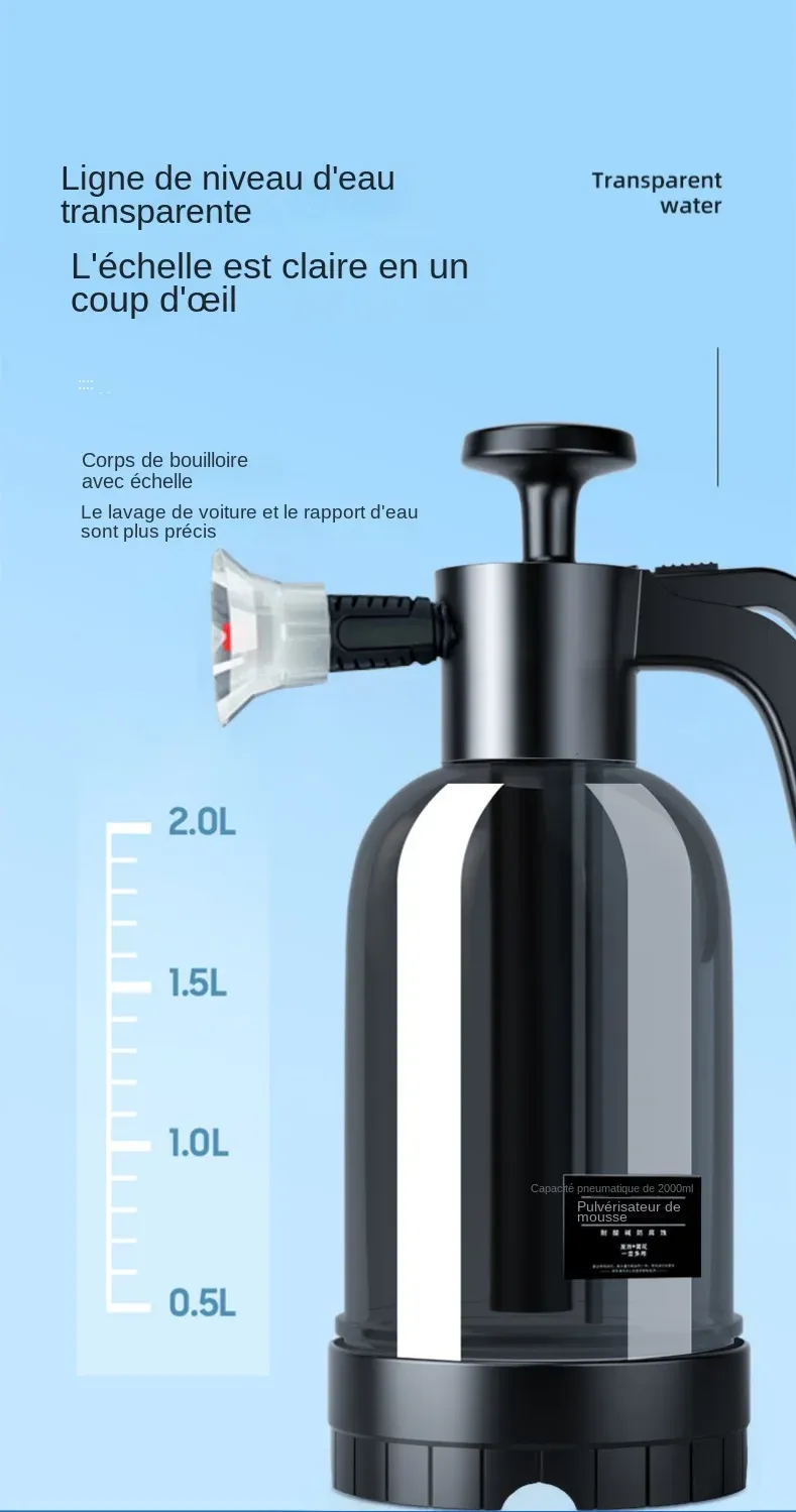 Application de mousse détaillée