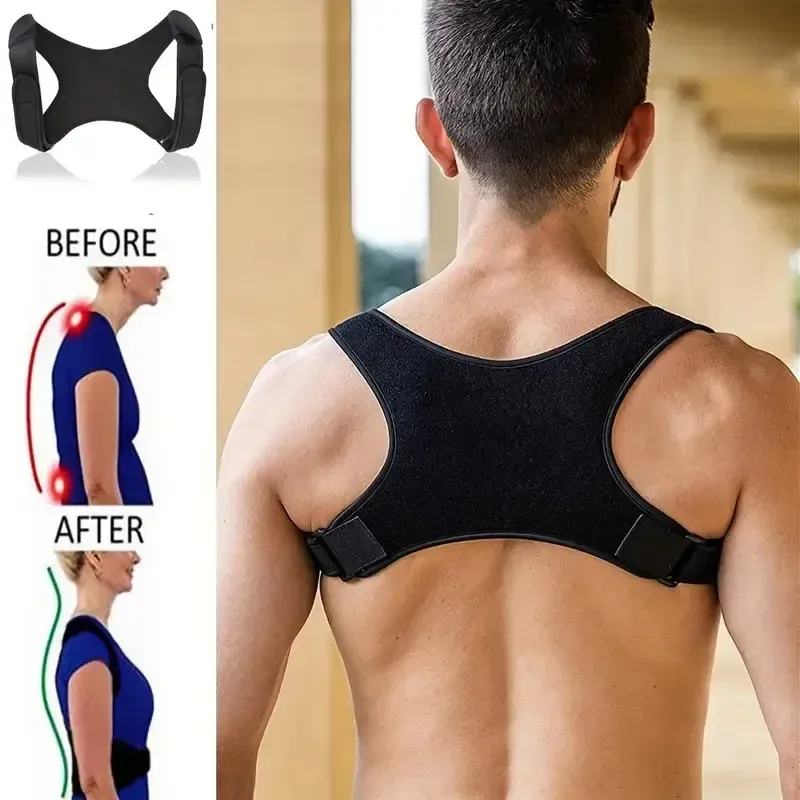 Correcteur de posture dorsal porté au quotidien