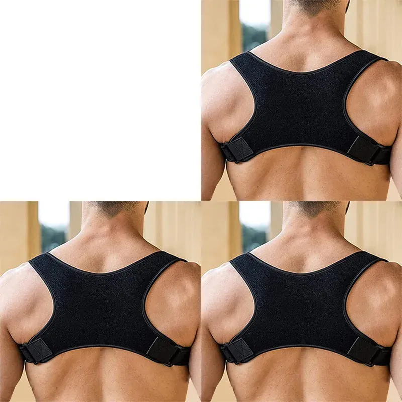 Correcteur de posture dorsal réglable pour homme, ceinture de soutien lombaire et des épaules (lot de 1, 3 ou 5 pièces) 7