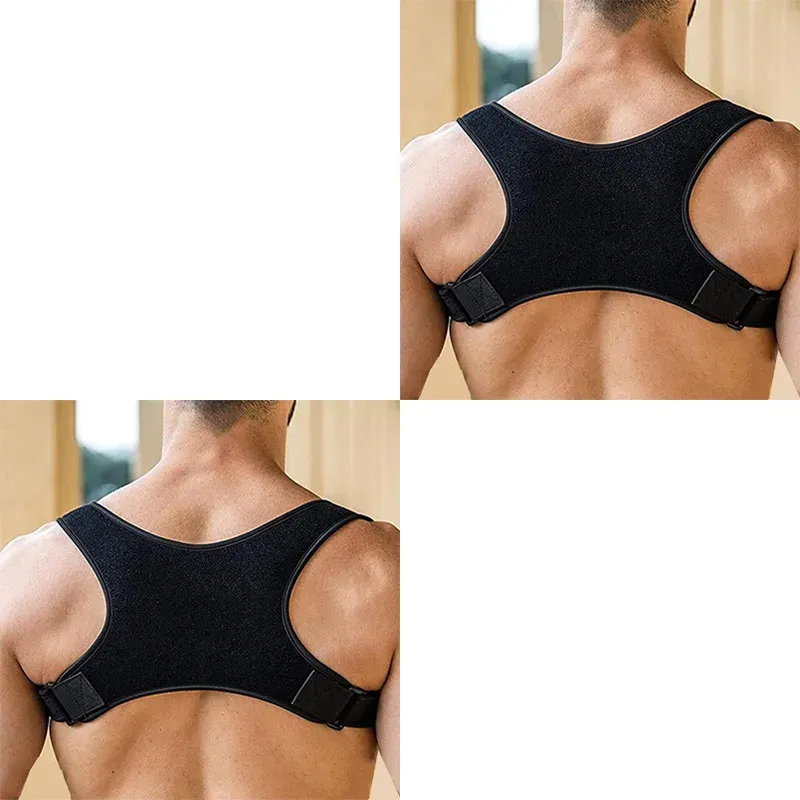 Correcteur de posture dorsal réglable pour homme, ceinture de soutien lombaire et des épaules (lot de 1, 3 ou 5 pièces) 11