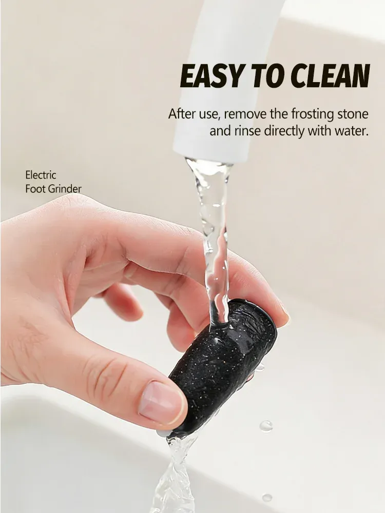 Râpe électrique pour les pieds, élimination des callosités et de la peau sèche 3