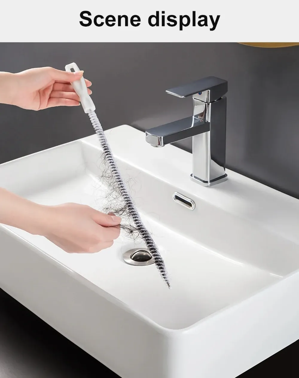 Brosse de dragage, finition et design